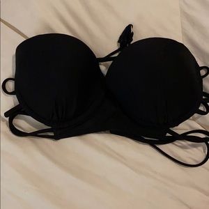 Target black top with 3 back straps